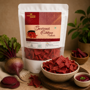 Beetroot Ribbon Pakoda